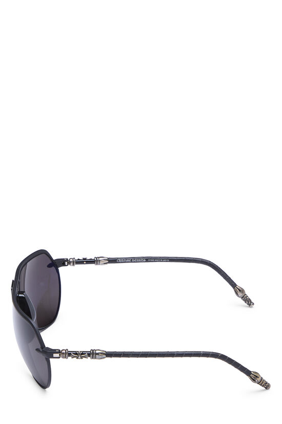 Black Metal T-Bird Sunglasses, , large image number 3
