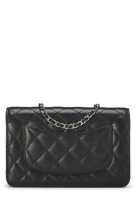 Black Caviar Classic Quilted Wallet On Chain (WOC), , large image number 3