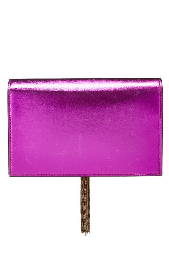 Metallic Pink Calfskin Kate Chain Bag Mini, , large image number 4
