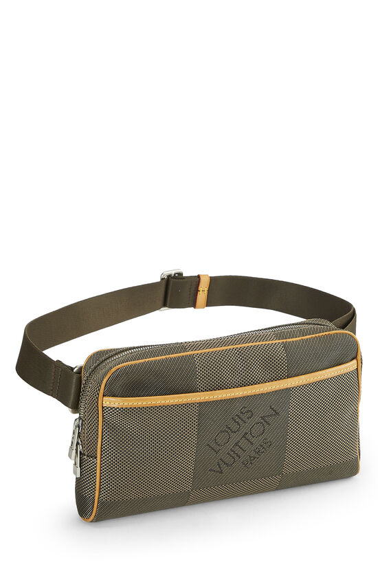 Auth Louis Vuitton Damier Geant Acrobat Waist Bag Terre M93619 Used
