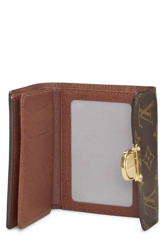 LOUIS VUITTON, Koala, wallet with monogram pattern, buckle in