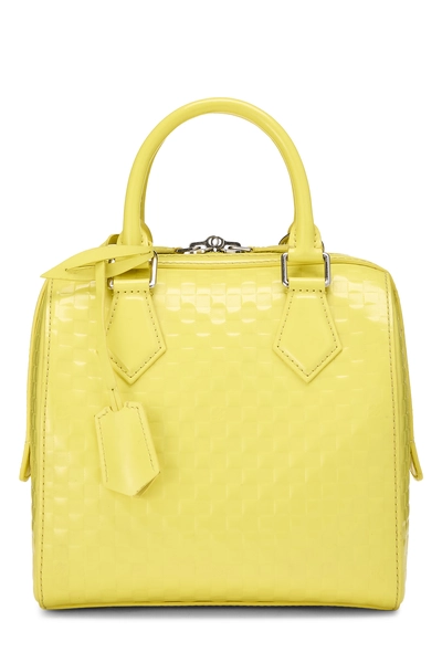Yellow Damier Facette Speedy Cube PM