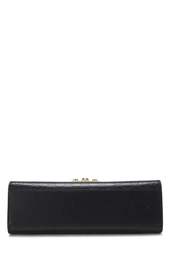 Black Guccissima Padlock Shoulder Bag, , large image number 4