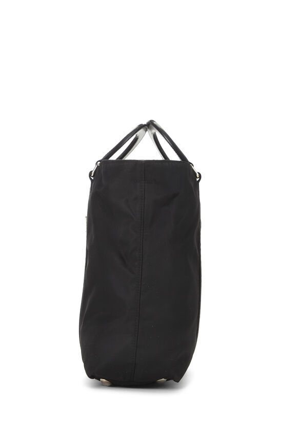 Black Nylon Convertible Handbag, , large image number 2