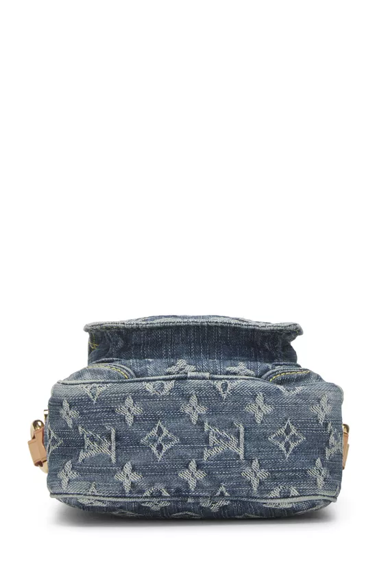 Blue Monogram Denim Camera Bag, , large image number 4