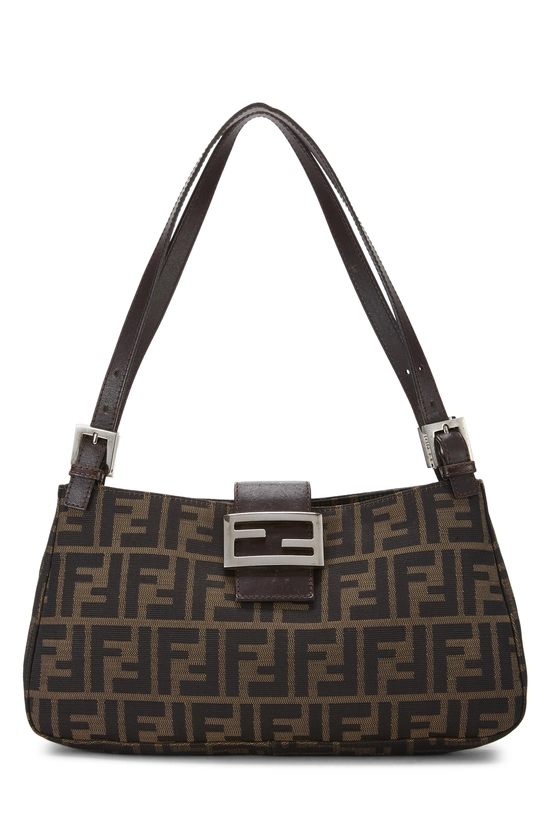 Brown Zucca Canvas Shoulder Bag, , large image number 0