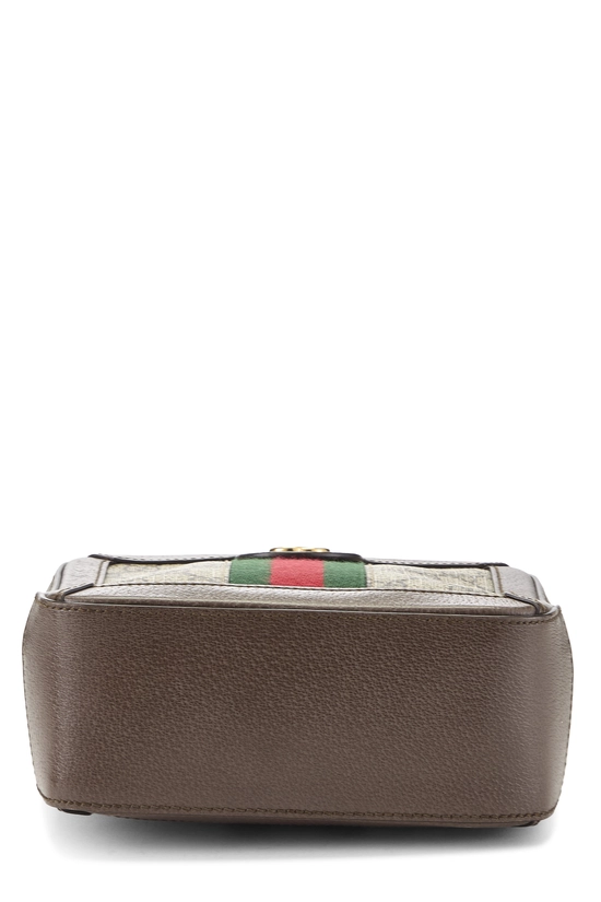 Brown GG Supreme Canvas Ophidia Top Handle Shoulder Bag Mini, , large image number 4