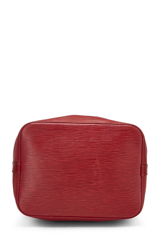 Louis Vuitton Red Epi Noé Petite QJB0BPDWRE075