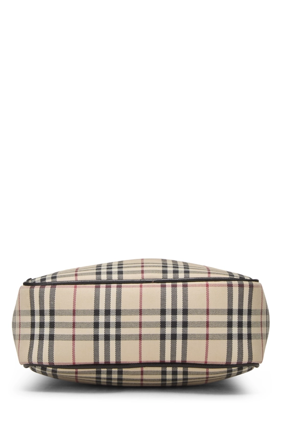 Brown Jacquard House Check Vertical Camera Bag Medium, , large image number 4