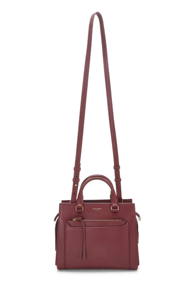 Burgundy Leather East Side Tote Small, , large