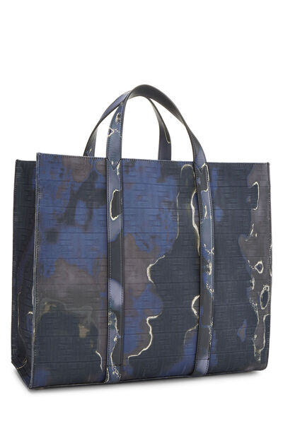 Multicolor Zucca Canvas Shopper, , large