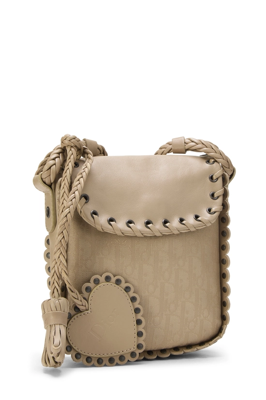 Beige Trotter Nylon Ethnic Crossbody Mini, , large image number 1