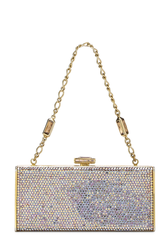 Gold Crystal Minaudiere, , large image number 0