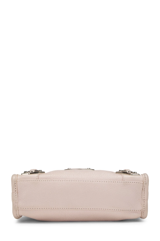 Pink Chevre Metallic Edge Classic City Bag Mini, , large image number 4