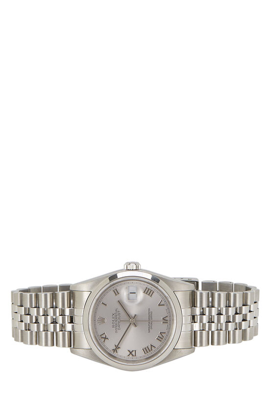 Stainless Steel Rhodium Roman Datejust 16200 36mm, , large image number 2