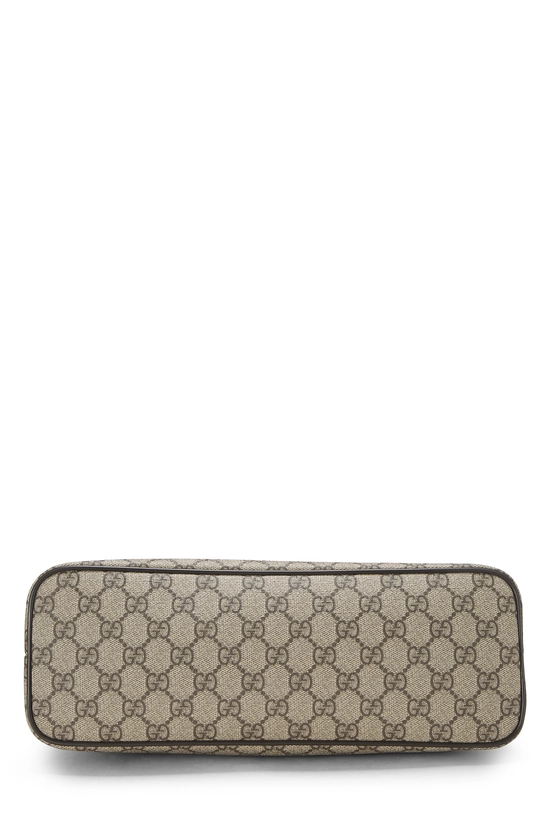Brown GG Supreme Canvas Zip Tote, , large image number 4