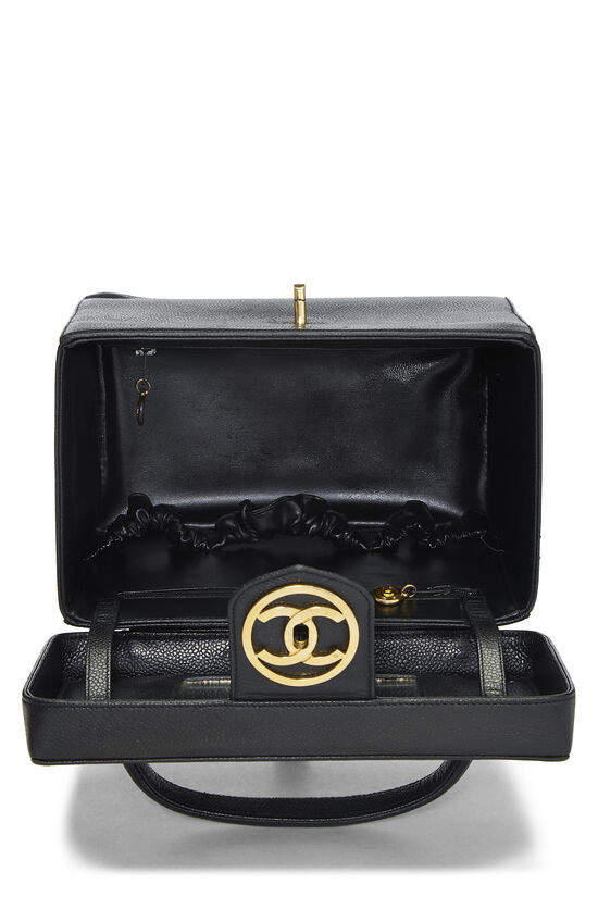 CC Caviar Leather Vanity Bag