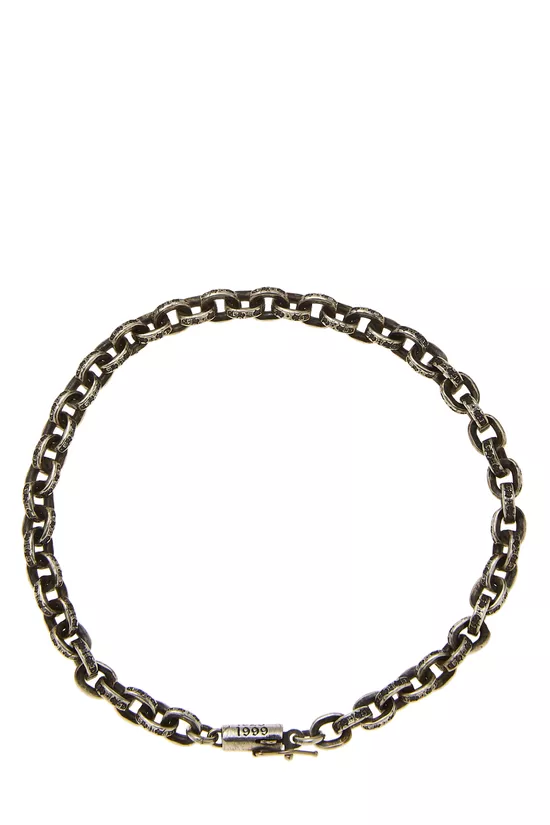 Sterling Silver Paper Link Chain Bracelet, , large image number 0