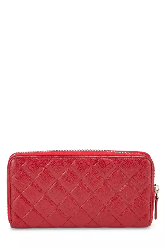 Red Caviar 'CC' Zip Around Wallet, , large image number 2