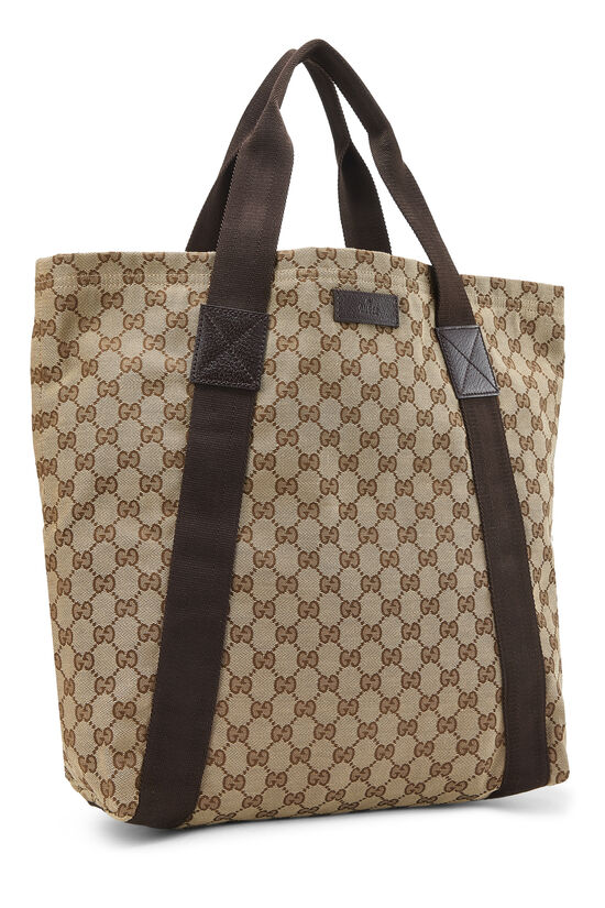 Original GG Canvas Flat Tote, , large image number 1