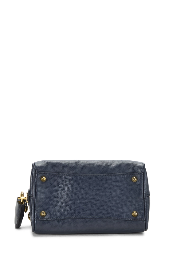 Navy Saffiano Leather Boston Mini, , large image number 4