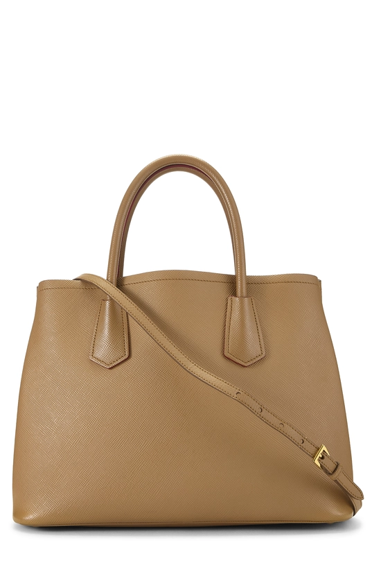 Brown Saffiano Double Bag Medium, , large image number 3