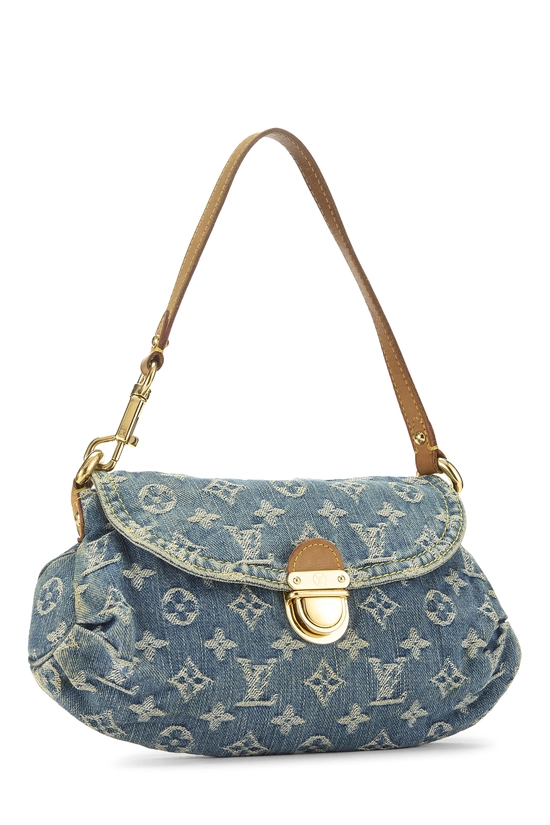 Blue Monogram Denim Pleaty Mini, , large image number 1