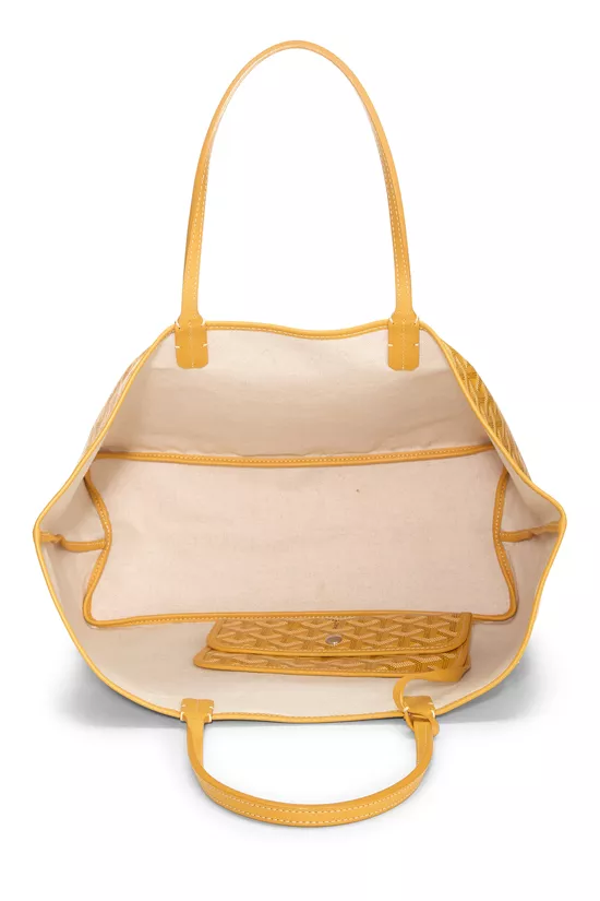 Yellow Goyardine Canvas Saint-Louis PM, , large image number 5