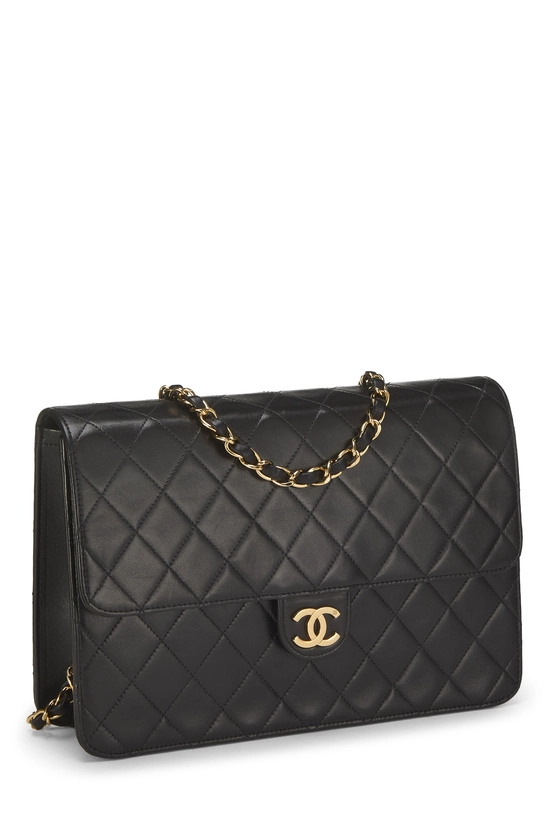 Black Quilted Lambskin Ex Flap Medium, , large image number 1