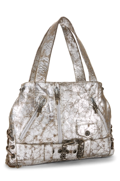 Silver Leather JJ Dean Bag, , large