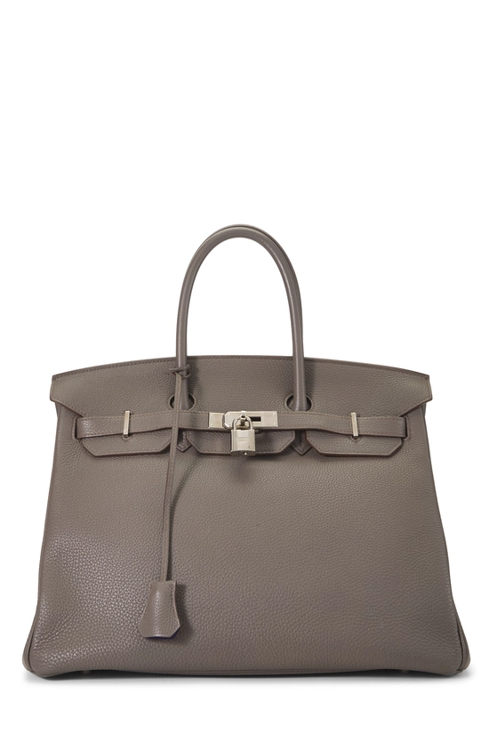 Etain, Ultraviolet Togo Verso Birkin 35 Special Order (SPO), , large image number 0