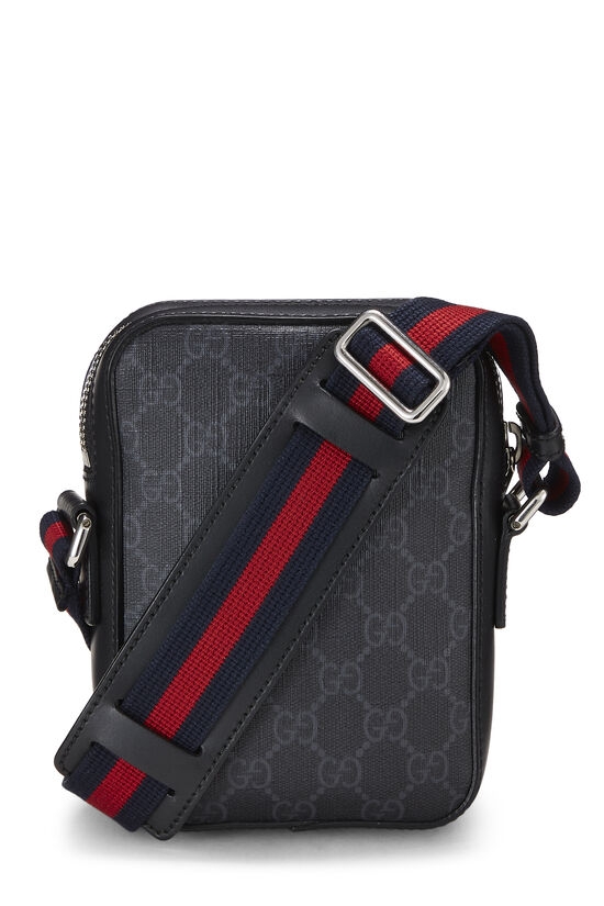 Black GG Supreme Canvas Vertical Web Messenger, , large image number 3