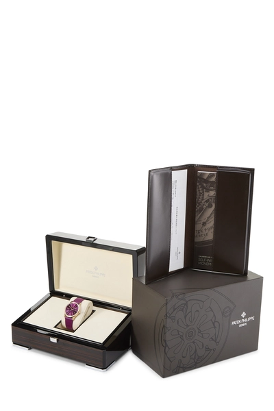 Purple Calatrava Joaillerie Watch, , large