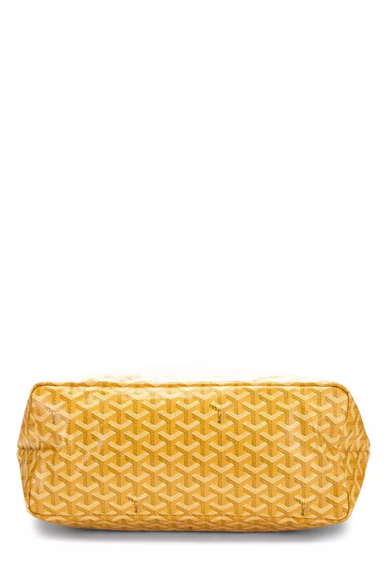 Yellow Goyardine Canvas Saint-Louis PM, , large image number 4