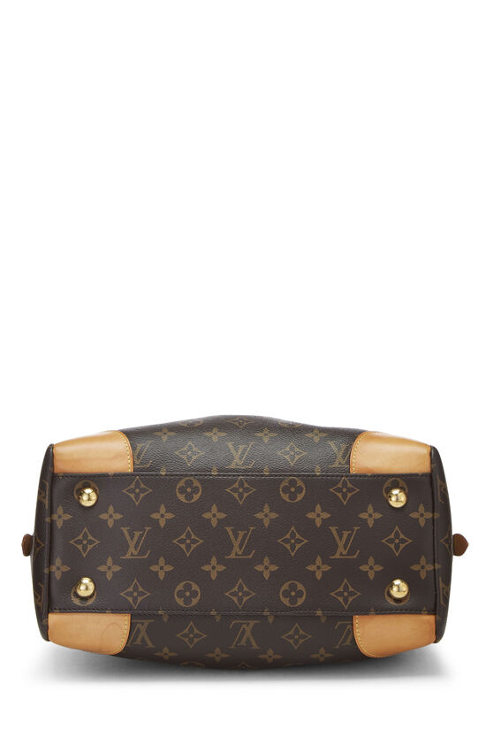 Louis Vuitton - LV - Retiro Handbag Brown Monogram Canvas PM w/ Shoulder Strap