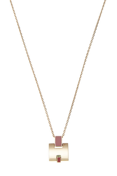 Pink & Rose Gold Eileen Necklace, , large