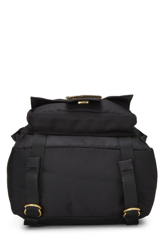 Black Nylon Backpack, , large image number 4