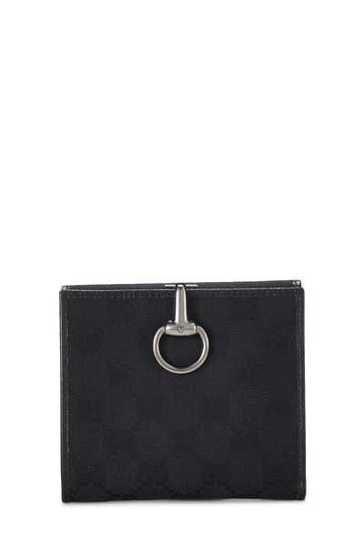 Black Canvas Bifold Wallet