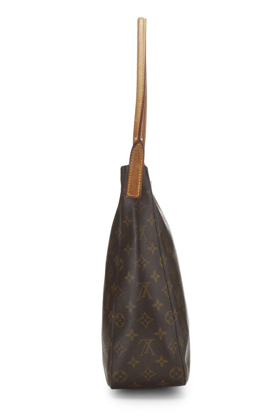 Louis Vuitton Loop Hobo Monogram Canvas Brown in Coated Canvas with  Gold-tone - US