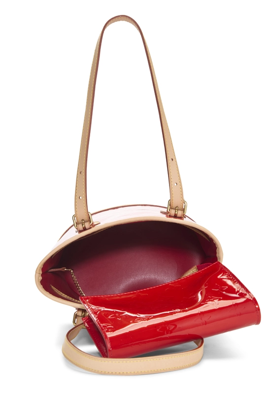 Red Monogram Vernis Bucket PM, , large image number 5