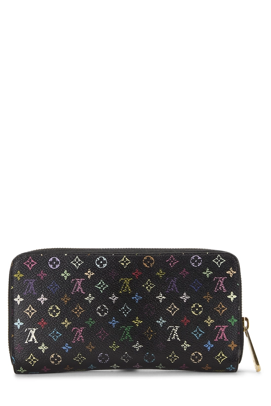 Takashi Murakami x Louis Vuitton Black Monogram Multicolore Zippy Continental, , large image number 2