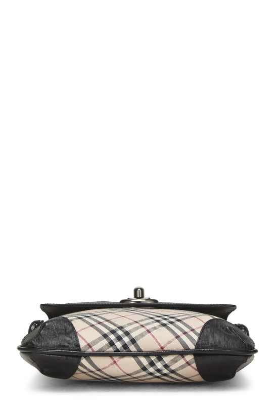 Black Jacquard Check Flap Crossbody Small, , large image number 4