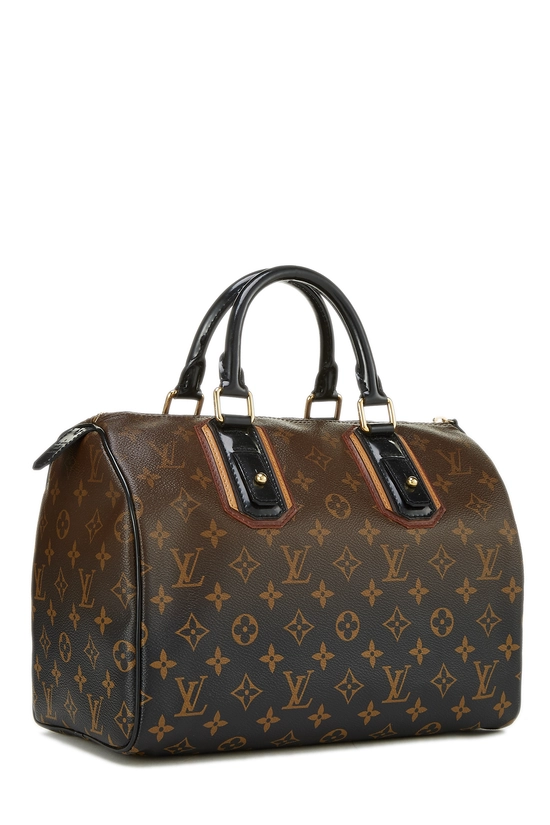Monogram Canvas Black Mirage Speedy 30, , large image number 1