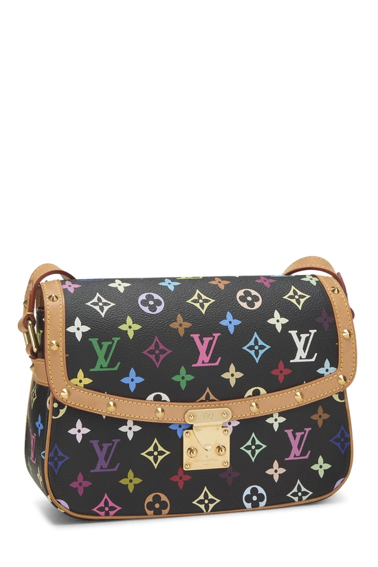 Takashi Murakami x Louis Vuitton Black Monogram Multicolore Sologne, , large image number 1