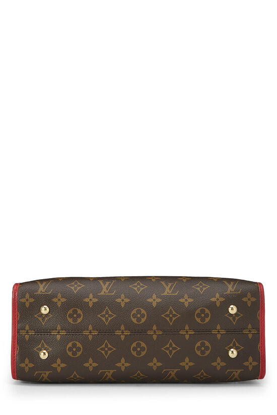 Buy Louis Vuitton Popincourt Mm Monogram Red Leather Shoulder Hand