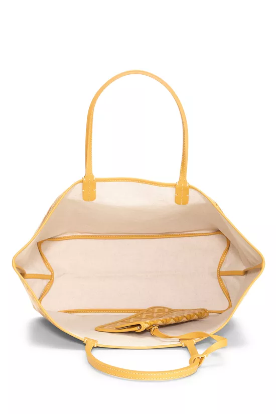 Yellow Goyardine Canvas Saint-Louis PM, , large image number 5