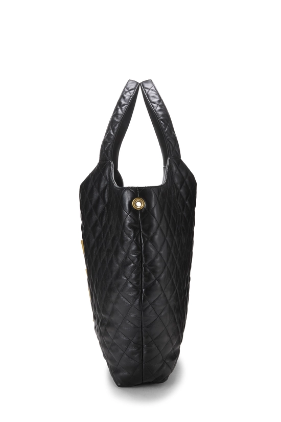 Black Lambskin Icare Shopping Tote Maxi, , large image number 2