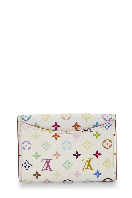 Takashi Murakami x Louis Vuitton White Monogram Multicolore Porte Monnaie Cosy, , large image number 2