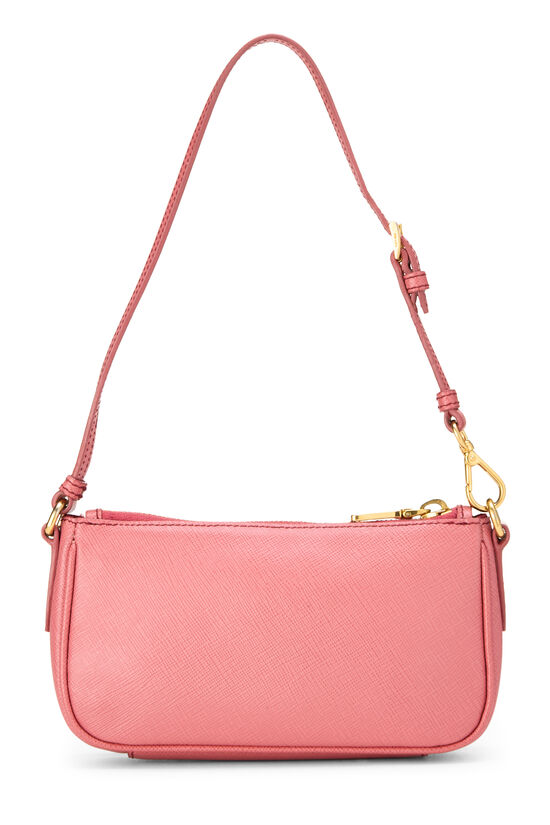 Pink Saffiano Pochette Mini, , large image number 3