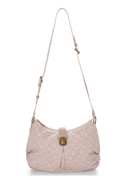 Louis Vuitton Pink Monogram Denim Slightly — photo 2